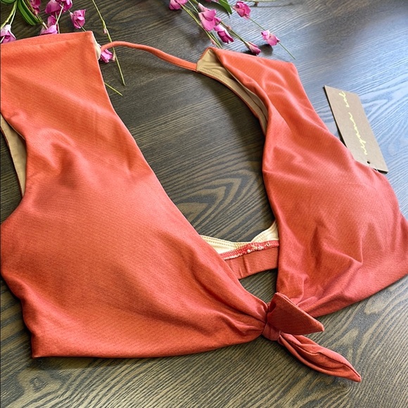 Niyama Sol Knotty Bra, Retro Red, L/XL - Picture 3 of 13